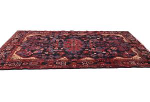 Vintage Tribal Plum 5X8 Nahavand Persian Rug