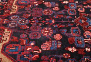 Vintage Tribal Plum 5X8 Nahavand Persian Rug