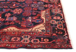 Vintage Tribal Plum 5X8 Nahavand Persian Rug