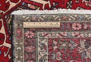 Vintage Red Tribal 3X13 Karajeh Persian Runner Rug