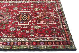 Vintage Red Tribal 3X13 Karajeh Persian Runner Rug