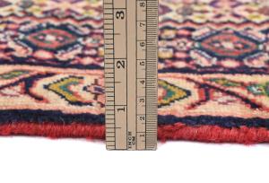Vintage Cream Geometric 2X3 Bidjar Persian Rug