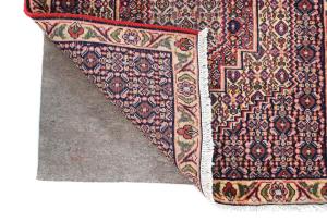 Vintage Cream Geometric 2X3 Bidjar Persian Rug