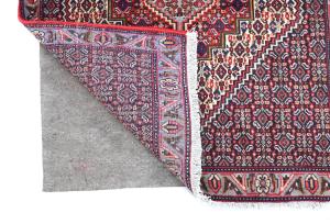 Vintage Purple-navy Geometric 2'6X3'3 Bidjar Persian Rug