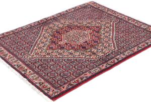 Vintage Purple-navy Geometric 2'6X3'3 Bidjar Persian Rug