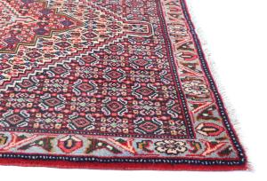 Vintage Purple-navy Geometric 2'6X3'3 Bidjar Persian Rug