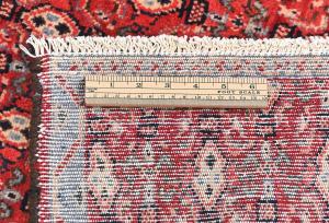 Vintage Red Allover Tribal 3x3 Hamedan Persian Square Rug