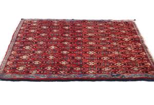 Vintage Red Allover Tribal 2X3 Hamedan Persian Rug