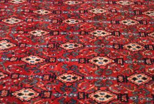 Vintage Red Allover Tribal 2X3 Hamedan Persian Rug