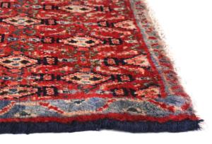 Vintage Red Allover Tribal 2X3 Hamedan Persian Rug