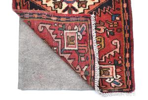 Vintage Red Tribal 2X3 Karajeh Persian Rug