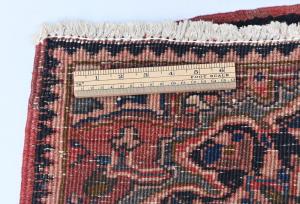 Vintage Red Tribal 1'2x1'11  Heriz Persian Oriental Rug