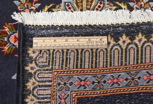 Purple-navy Vintage Floral 2'6x3'5  Kashan Persian Oriental Rug