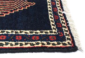 Vintage Red Geometric 2'6X3'7 Hamedan Persian Rug