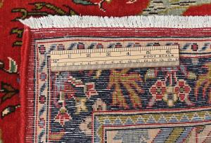Red Vintage 2'9x3'2 Kashan Persian Oriental Rug