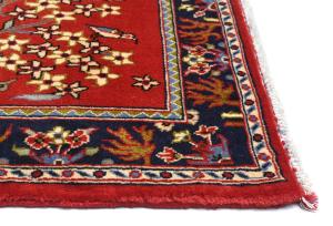 Red Vintage 2'9x3'2 Kashan Persian Oriental Rug