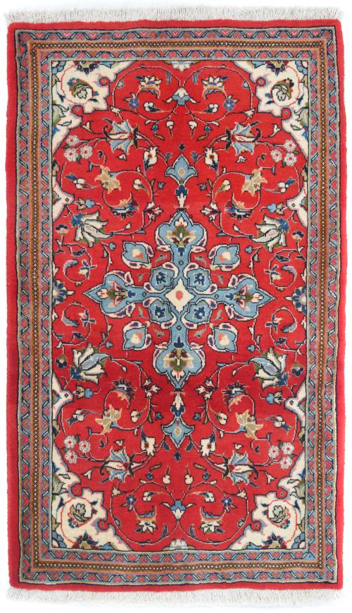 Vintage Red Traditional 2'7X4'3 Sarouk Persian Rug