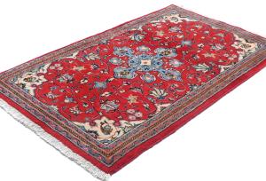Vintage Red Traditional 2'7X4'3 Sarouk Persian Rug