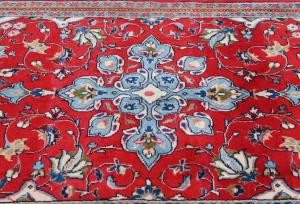 Vintage Red Traditional 2'7X4'3 Sarouk Persian Rug