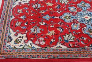 Vintage Red Traditional 2'7X4'3 Sarouk Persian Rug