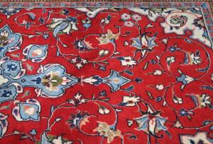 Vintage Red Traditional 2'7X4'3 Sarouk Persian Rug