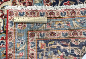 Semi Antique Red Floral Traditional 8X12 Kashan Persian Oriental Rug