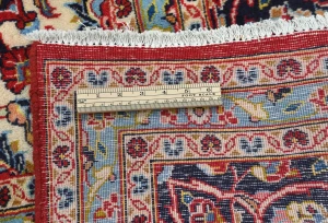 Vintage Red Traditional Floral 8x12 Kashan Persian Rug