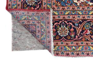 Vintage Red Traditional 8X12 Kashan Persian Rug