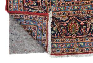 Vintage Red Traditional 8X11 Kashan Persian Rug