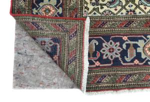 Vintage Bittersweet Red Traditional 7x10 Ardabil Persian Rug