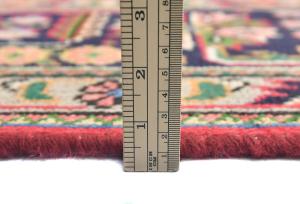Vintage Light Red Floral 6'6X9'3 Mashad Persian Rug