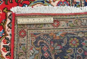 Vintage Red Floral Traditional 6'7X9'6 Tabriz Persian Rug