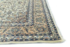 Vintage Cream Traditional 8x11 Kashmar Persian Rug