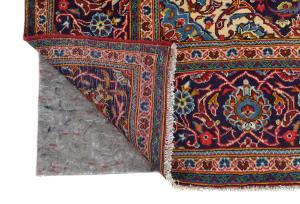 Vintage Red Traditional 7X10 Kashan Persian Rug
