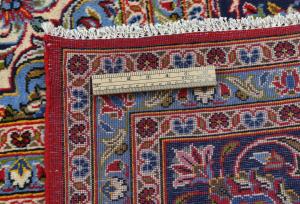 Vintage Red Traditional 8x11 Kashan Persian Rug