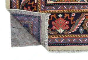 Vintage Cream Floral Traditional 7X10 Mahal Persian Rug