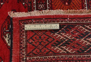 Vintage Red Tribal 8X11 Turkoman Persian Oriental Rug