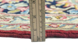 Vintage Red Traditional Floral 7'9X10'10 Kerman Persian Rug