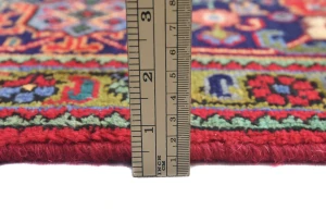 Vintage Red Floral Traditional 8X11 Tabriz Persian Rug