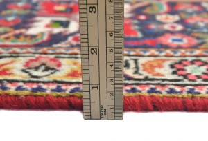 Vintage Red Floral Traditional 6x9 Tabriz Persian Rug