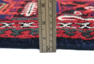 Vintage Red Tribal 7X11 Joshaghan Persian Rug