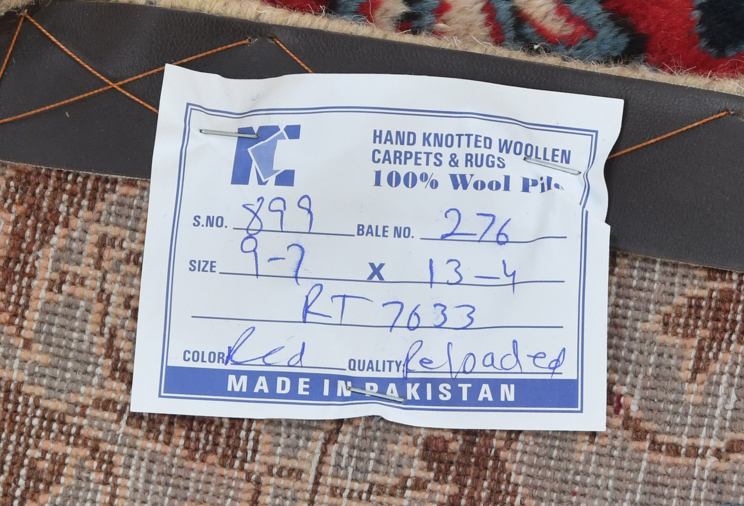 9'7" x 13'4" Hand-Knotted Kashan Persian Wool Rug - Image 14