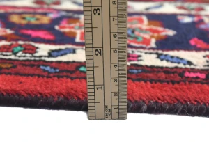Vintage Red Tribal 7X10 Hamedan Persian Rug