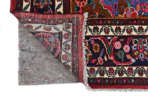 Vintage Red Tribal 7X10 Hamedan Persian Rug