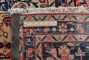 Vintage Red Traditional Floral 8x11 Hamedan Persian Rug