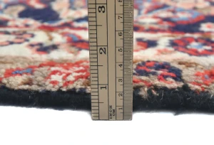 Vintage Red Floral Traditional 7X10 Hamedan Persian Rug
