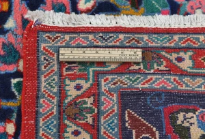 Vintage Navy Blue Traditional 7X10 Hamedan Persian Rug