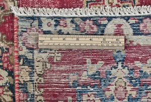 Semi Antique Muted Floral 2X3 Distressed Oriental Rug