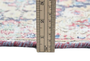 Semi Antique Muted Floral 1'7X1'8 Distressed Oriental Square Rug