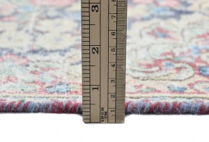 Semi Antique Muted Floral 1'7X1'8 Distressed Oriental Square Rug